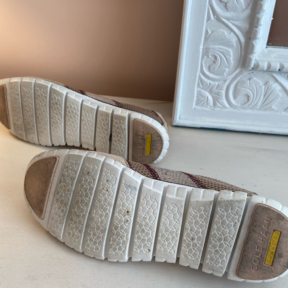 Cole Haan ZeroGrand Women's Tan Sneakers Tennis Shoes 8.5 - Picture 6 of 10